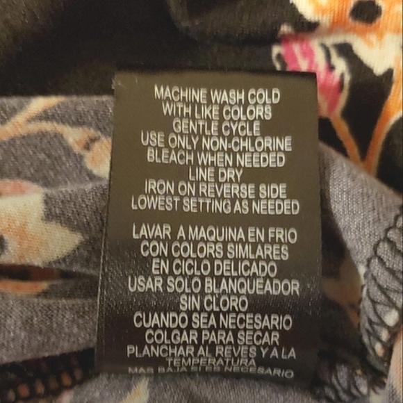 [Trixxi]  Floral Cold Shoulder Dress  Size Large - Picture 11 of 13